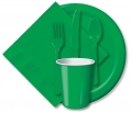 bulk discount emerald green tableware