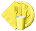 bulk discount mimosa yellow tableware