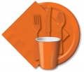 bulk discount orange tableware