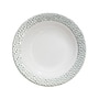 Elegant Clear with Hammered Silver Trim Plastic 12 oz Soup Bowls - Posh Party Supplies