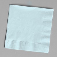 Discounted Pastel Blue Beverage Paper Napkins - Posh Party Supplies
