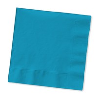 Turquoise Beverage Napkins - Posh Party Supplies