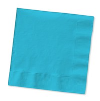 Discounted Bermuda Blue Paper Lunch Napkins - Posh Party Supplies