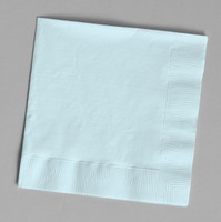 Discounted Pastel Blue Paper Lunch Napkins - Posh Party Supplies