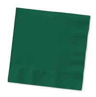 Discounted Hunter Green Paper Lunch Napkins - Posh Party Supplies