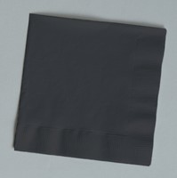 Black Velvet Dinner Napkins - Posh Party Supplies