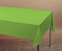 Disposable Fresh Lime Disposable Plastic 54" x 108" Tablecloths - Posh Party Supplies