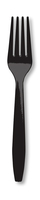 Black Velvet Plastic Premium Forks - 288 Forks