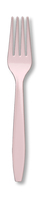 Disposable Classic Pink Plastic Premium Forks - Posh Party Supplies
