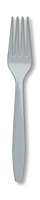 Shimmering Silver Plastic Premium Forks - 288 Forks