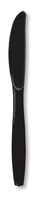 Black Velvet Plastic Knives- 288 Knives