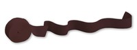 Brown 81' Paper Crepe Streamer - Posh Party Supplies