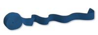 Navy 81' Paper Crepe Streamer - Posh Party Supplies