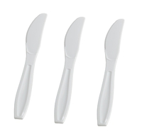 White Plastic Knives  - Posh Party Supplies