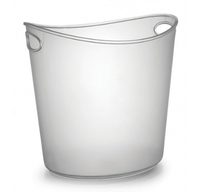 Plastic Clear 1 Gallon Oval Ice Bucket  - Posh Party Supplies