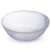 White 2 Gallon Plastic Bowl  - Posh Party Supplies