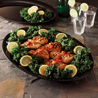 Plastic Black 8" x 12" Oval Tray  - Posh Party Supplies