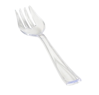 Clear 10" Extra Heavy Serving Fork - Posh Party Supplies 