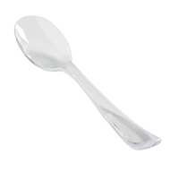 Clear 10" Extra Heavy Serving Spoon - Posh Party Supplies