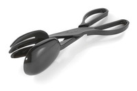 Plastic Black Salad Scissor Tongs  - Posh Party Supplies