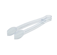 Plastic Clear 9" Tongs  - Posh Party Supplies