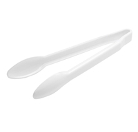 Plastic White 12" Tongs  - Posh Party Supplies