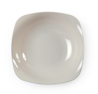 Elegant Plastic Bone 12 oz. Soup Bowl - 120 Plastic Bowls