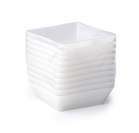 Plastic Clear 2.25" x 2.25" Tiny Trays - Posh Party Supplies
