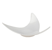 Plastic White 3.75" x 3.75" Tiny Twists  - Posh Party Supplies