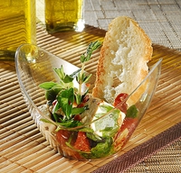 Plastic Clear 3.5" x 2.6" Tiny Tureens  - Posh Party Supplies