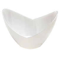 Plastic White 3.5" x 2.6" Tiny Tureens  - Posh Party Supplies