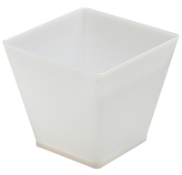 Plastic White 2 Oz. Tiny Cube  - Posh Party Supplies
