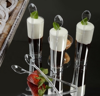 Clear 3.9" Tiny Plastic Taster Spoons