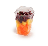 Clear 4 oz. Tiny Tumbler Lid PET - 1000 Pieces per Case