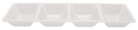 Tray, Plastic 16" 4-Compartment Tray- 6 per Case