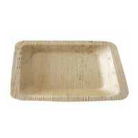 Large Rectangular Bamboo Leaf Tray 18 X 11.75 - 20 Trays