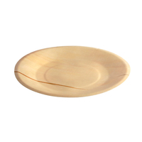 "Scandinavia" Round Wooden Plate - 8"  - 500 Plates