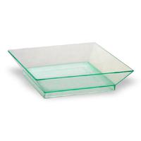 Klarity Square Transparent Green Dish-2.5 X 2.5  - 200