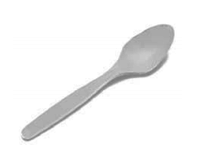 Heavy Duty Cornstrach Soup Spoon  ( Pla)-7" - 1000