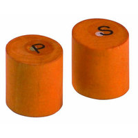 Mini Bamboo Salt & Pepper Shaker Set- 0.8" - 100