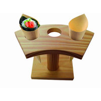 Bamboo Cone Display: 3 Holes - 10