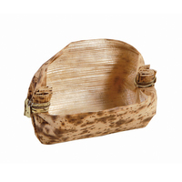 "Mito" Oval Bamboo Leaf Basket - 2.7 X .79" - Holds 1/4 Cup  - 500