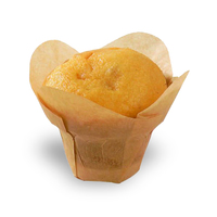 Lotus'' Golden Brown Silicone Baking Cup - Holds 1 Oz. - 1000