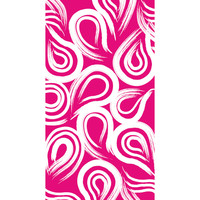 Hot Magenta Swirl 3 Ply Guest Napkins