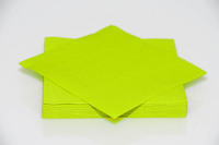 Premium Linen Feel Limegreen Lunch Paper Napkins - Posh Party Supplies