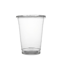 Plastic 16 oz. PET Drinking Cups with Flat Lids - Posh Party Supplies