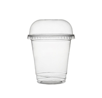 9 oz. Tall Plastic Drinking Cup with Dome Lids - Posh Party Supplies