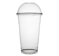 Plastic 32 oz. PET Drinking Cup with Dome Lids