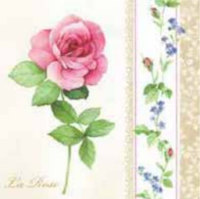 La Rose designer lunch napkins 3 ply