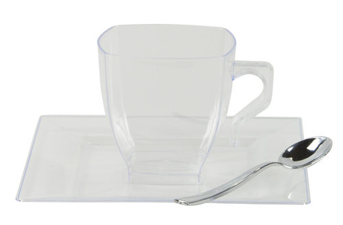 clear coffee mugs party package